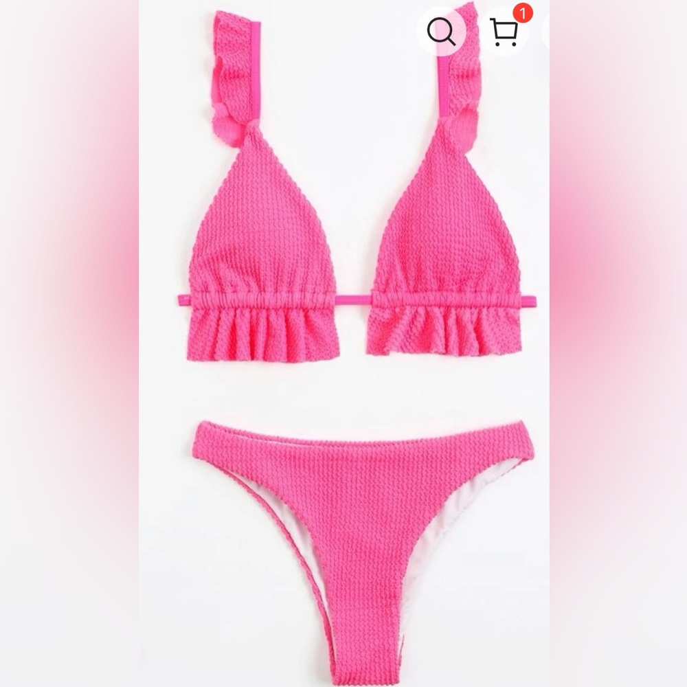 SHEIN Hot Pink bikini
